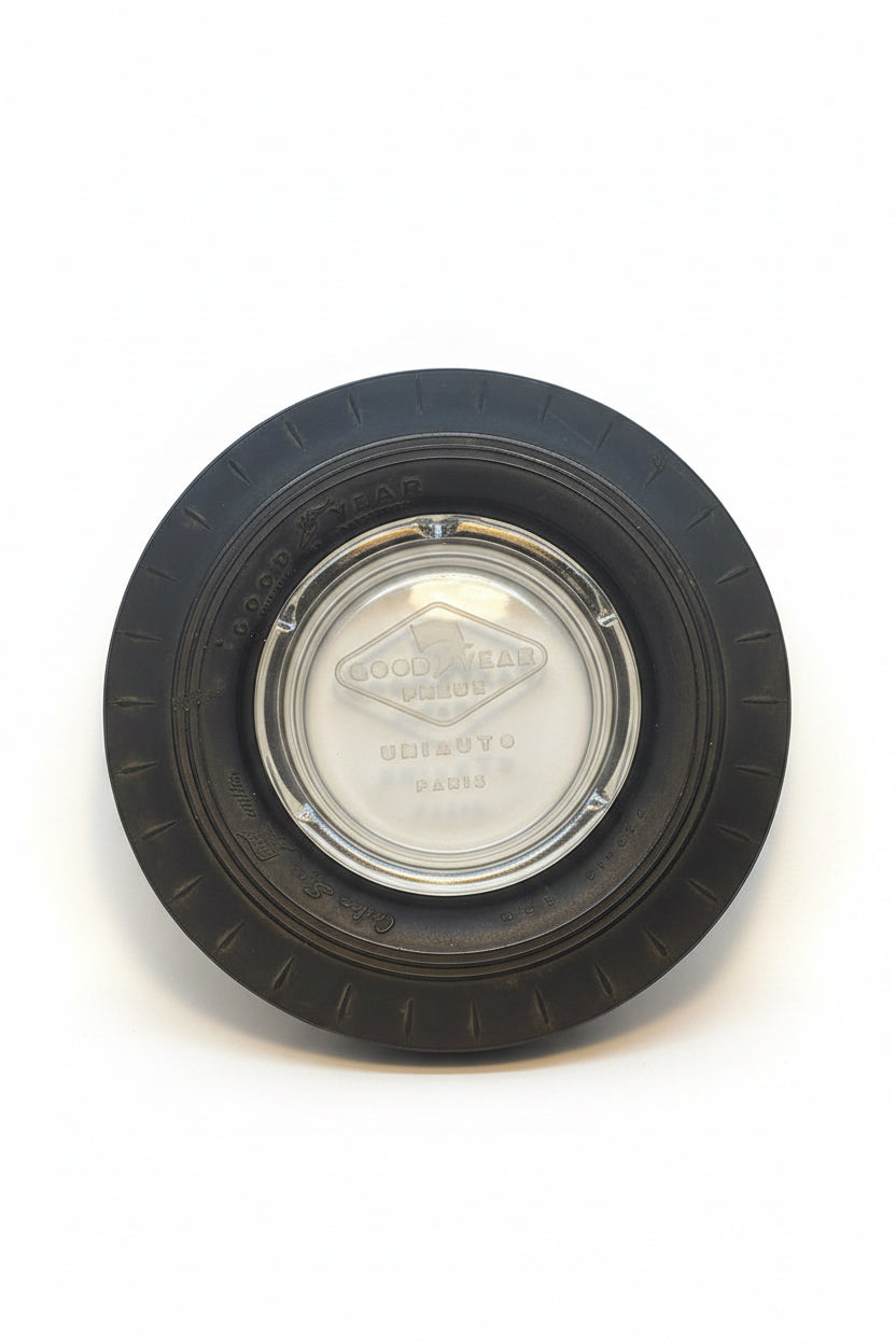 Posacenere Vintage Goodyear Pneus Uniauto Paris | Oggettistica Auto Anni '50