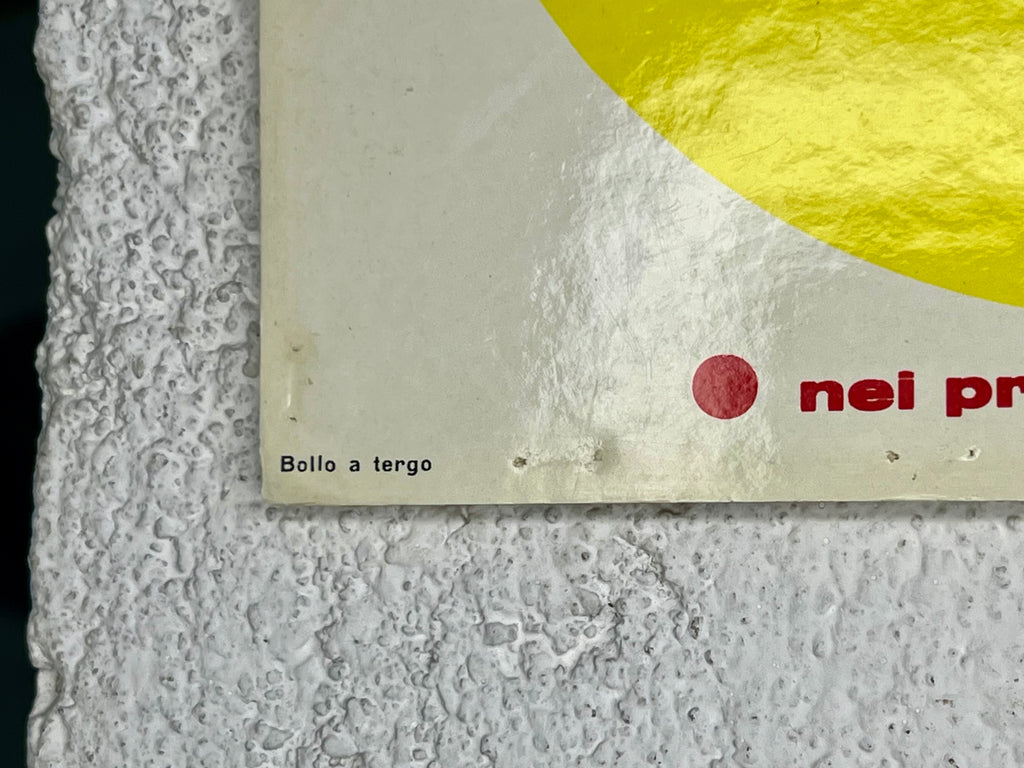 Insegna Cartello Gelati TIP Anni 60 con Bollo - pezzo unico