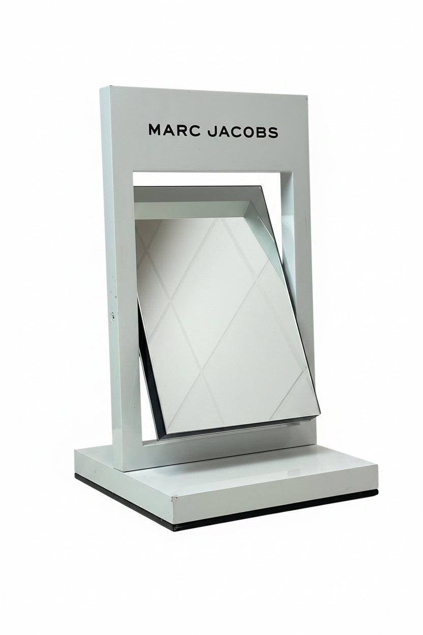 Specchio pubblicitario Marc Jacobs – Espositore Promozionale da negozio pezzo unico da Collezione (Bianco)
