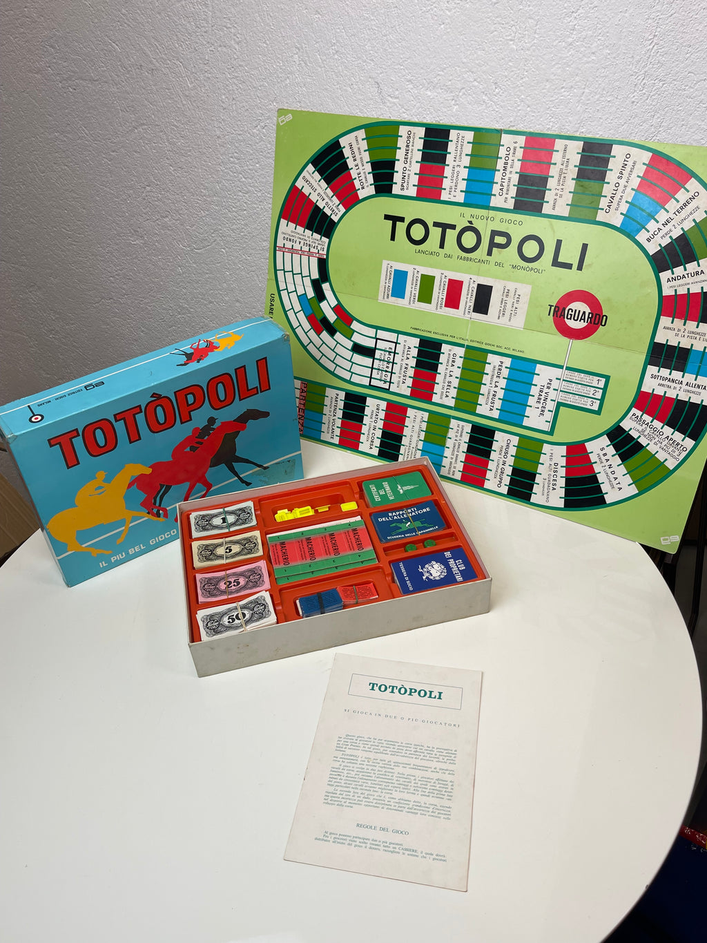 Gioco da Tavolo Totòpoli Vintage Anni 70/80 - Editrice Giochi Milano - Completo