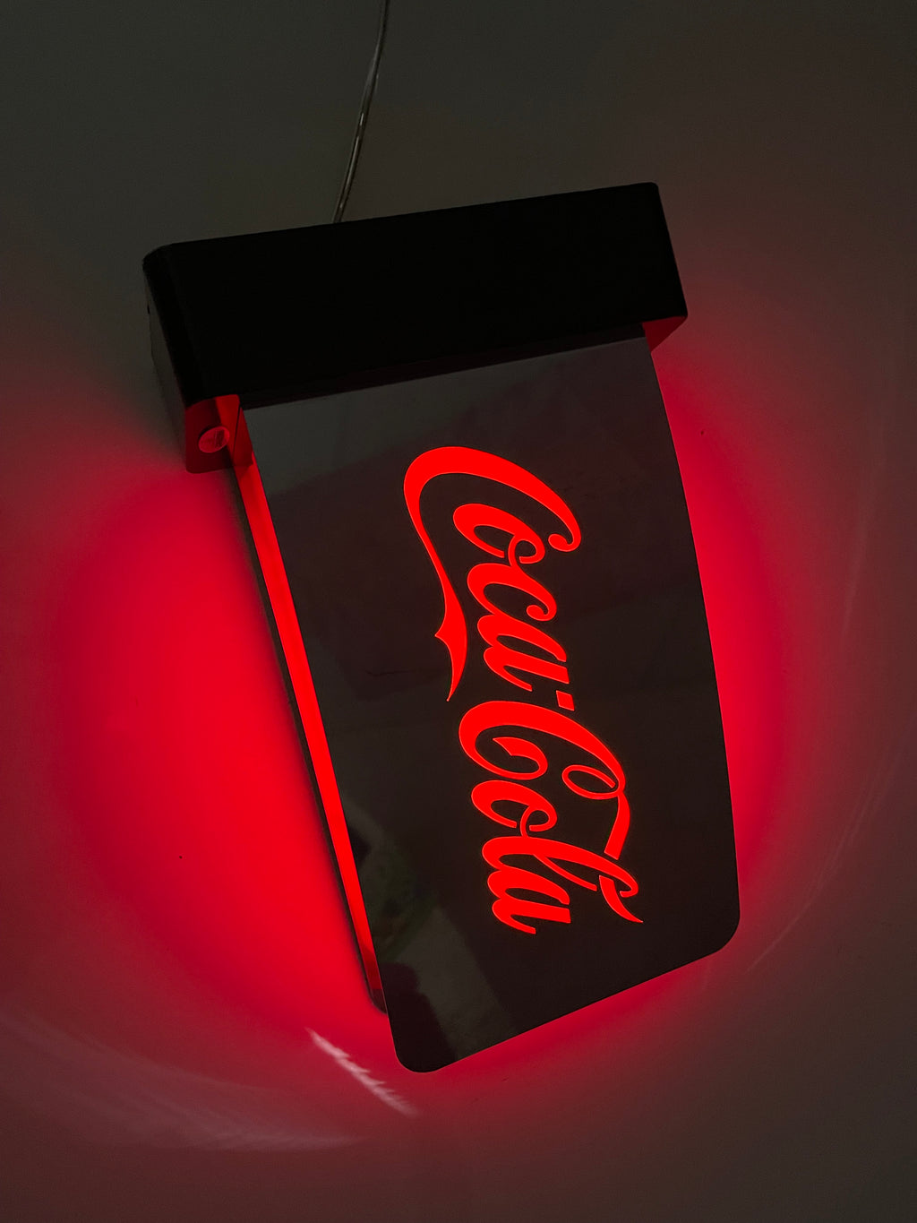 Lampada Vintage Coca-Cola Anni '80 - luminosa da Bar