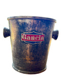Secchiello Ghiaccio Vintage Gancia Anni 30/40 – Originale Art Déco in Ottone Nichelato pezzo unico