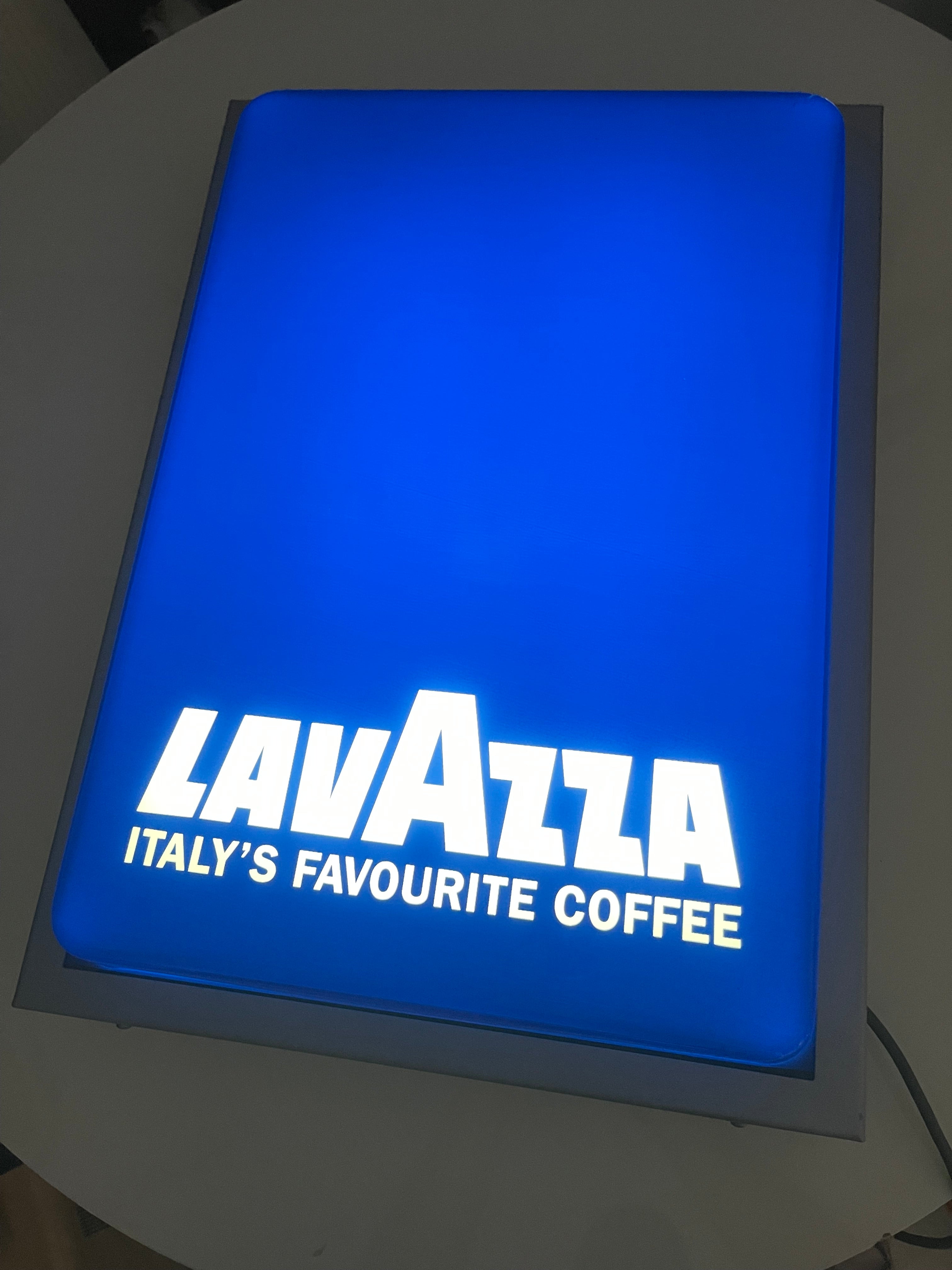 Insegna Luminosa Lavazza Monofacciale da Parete – 55x40 cm | Modernariato e Collezionismo Bar