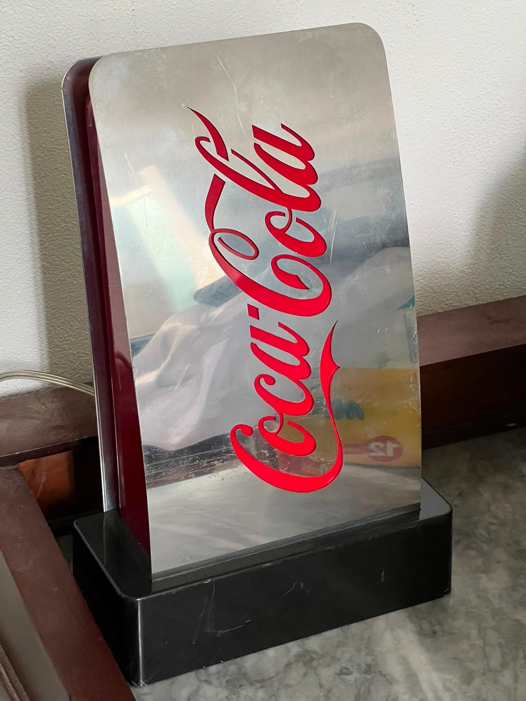 Lampada Vintage Coca-Cola Anni '80 - luminosa da Bar