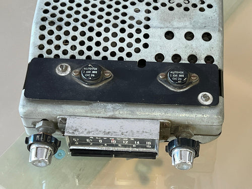 Autoradio Epoca Autovox RA 112 Vintage Anni '60 – Ibrida Valvole/Transistor OC26 pezzo unico