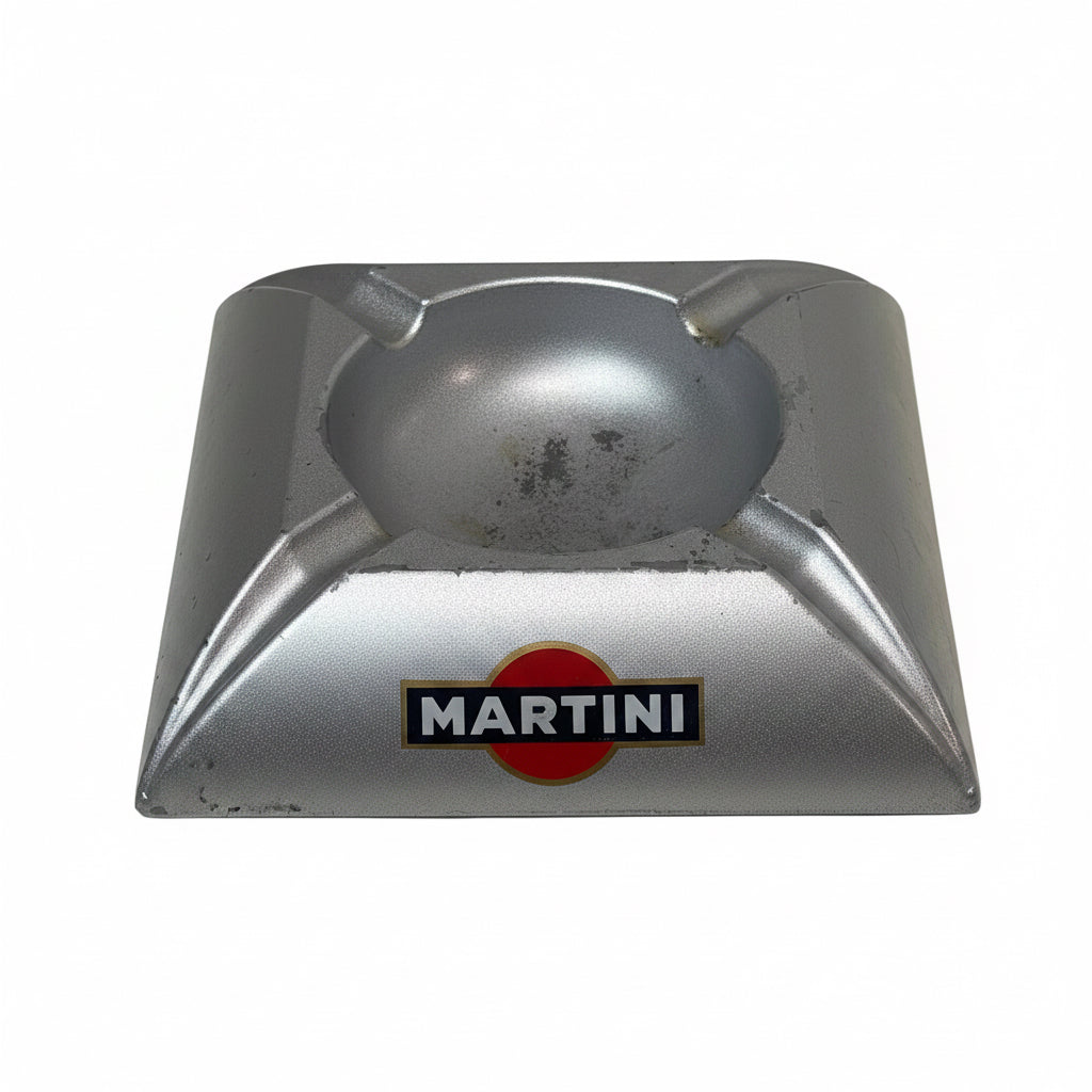 Posacenere Vintage MARTINI in Alluminio Anni 70/80