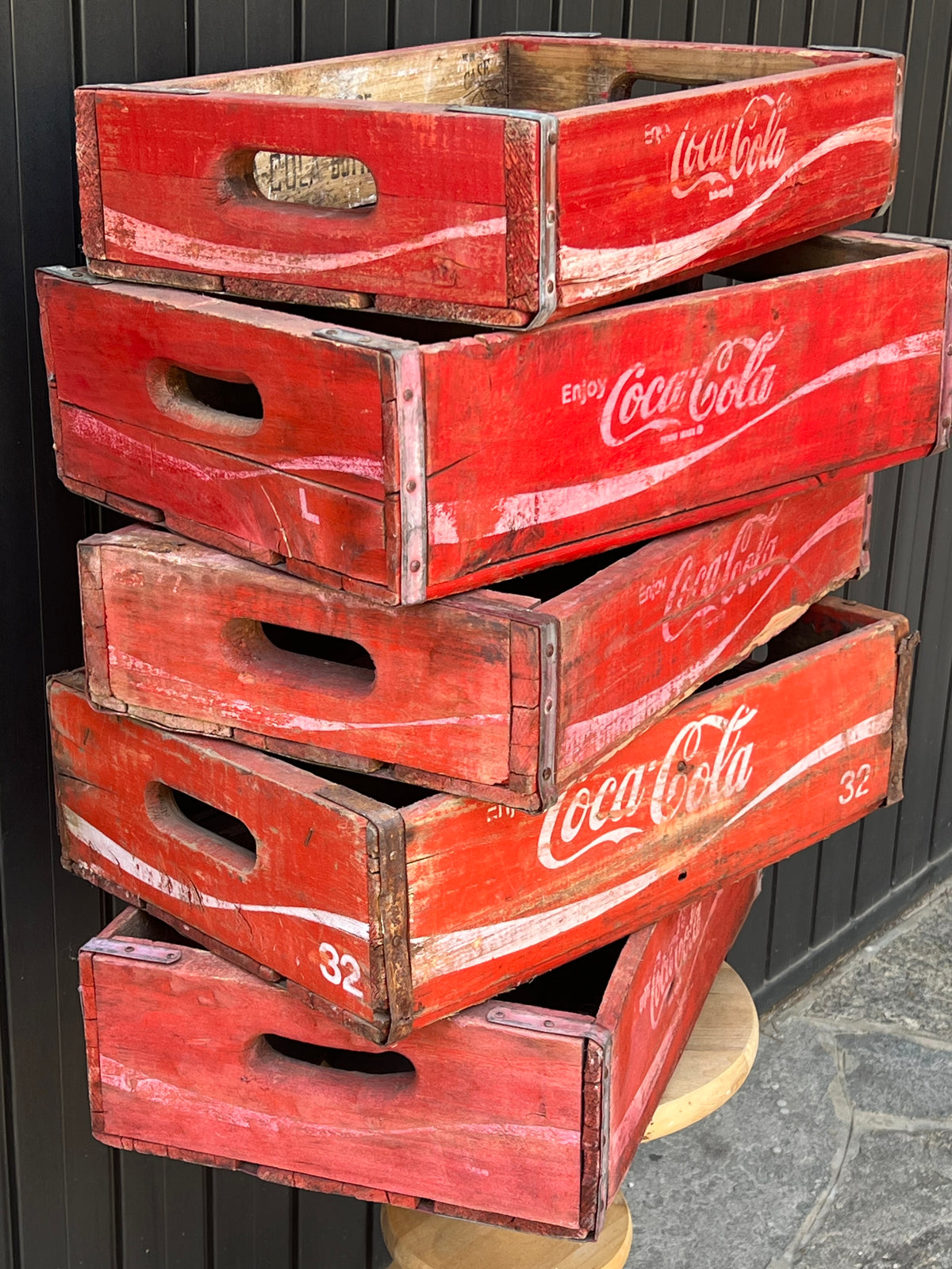 Cassetta in Legno Vintage Coca-Cola Originale Anni 60/70 – Pezzo Unico da Collezione
