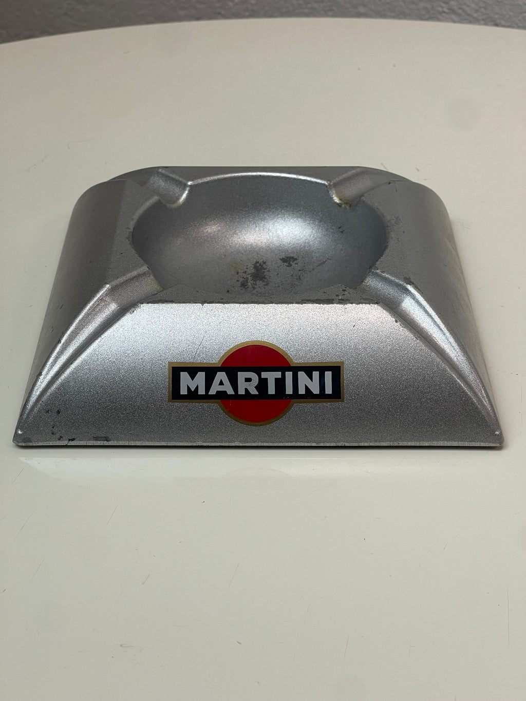 Posacenere Vintage MARTINI in Alluminio Anni 70/80