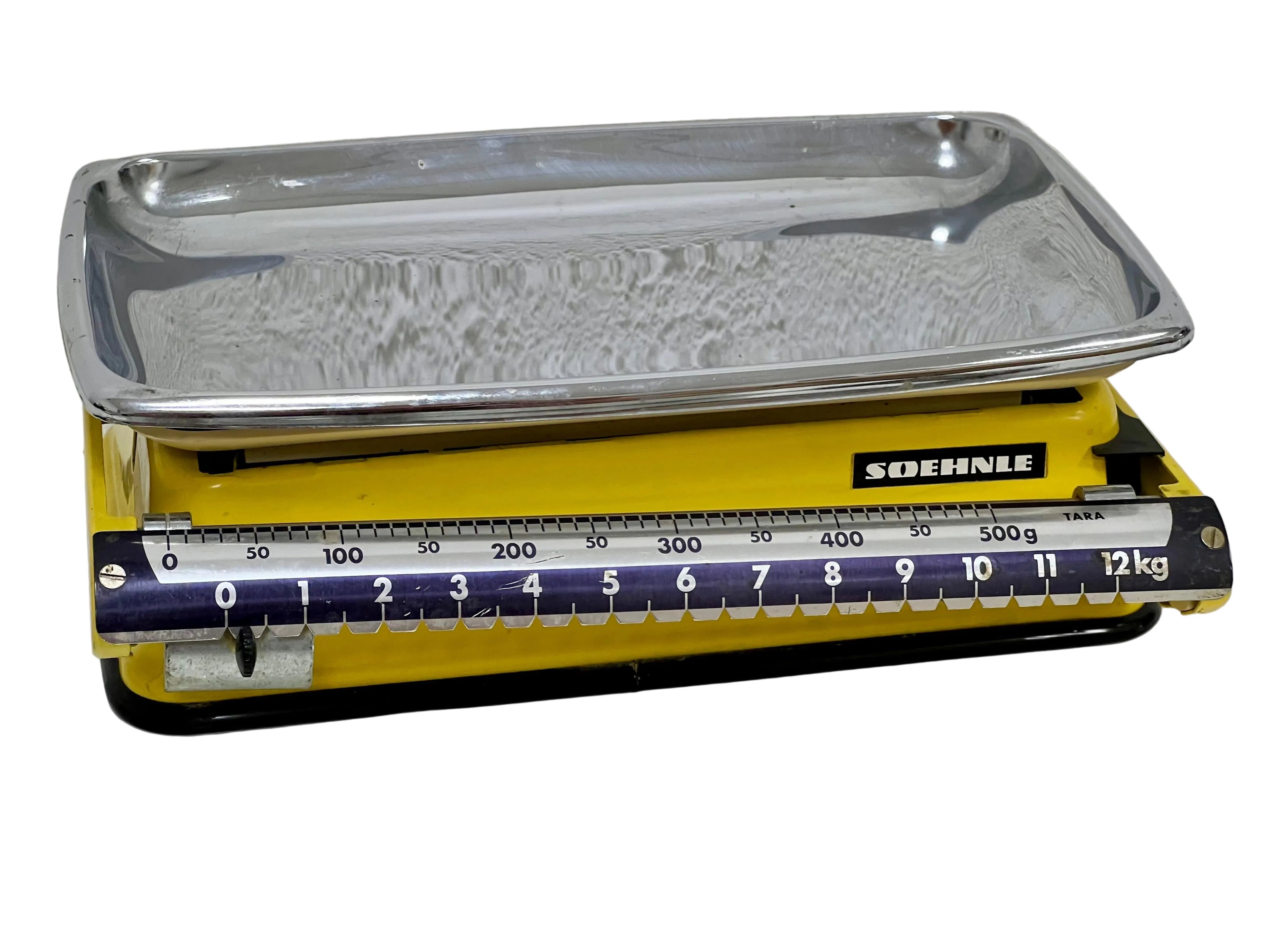 Bilancia da Cucina Vintage SOEHNLE Gialla Anni '60/'70 – Portata 12 kg – Modernariato e Collezionismo - pezzo unico