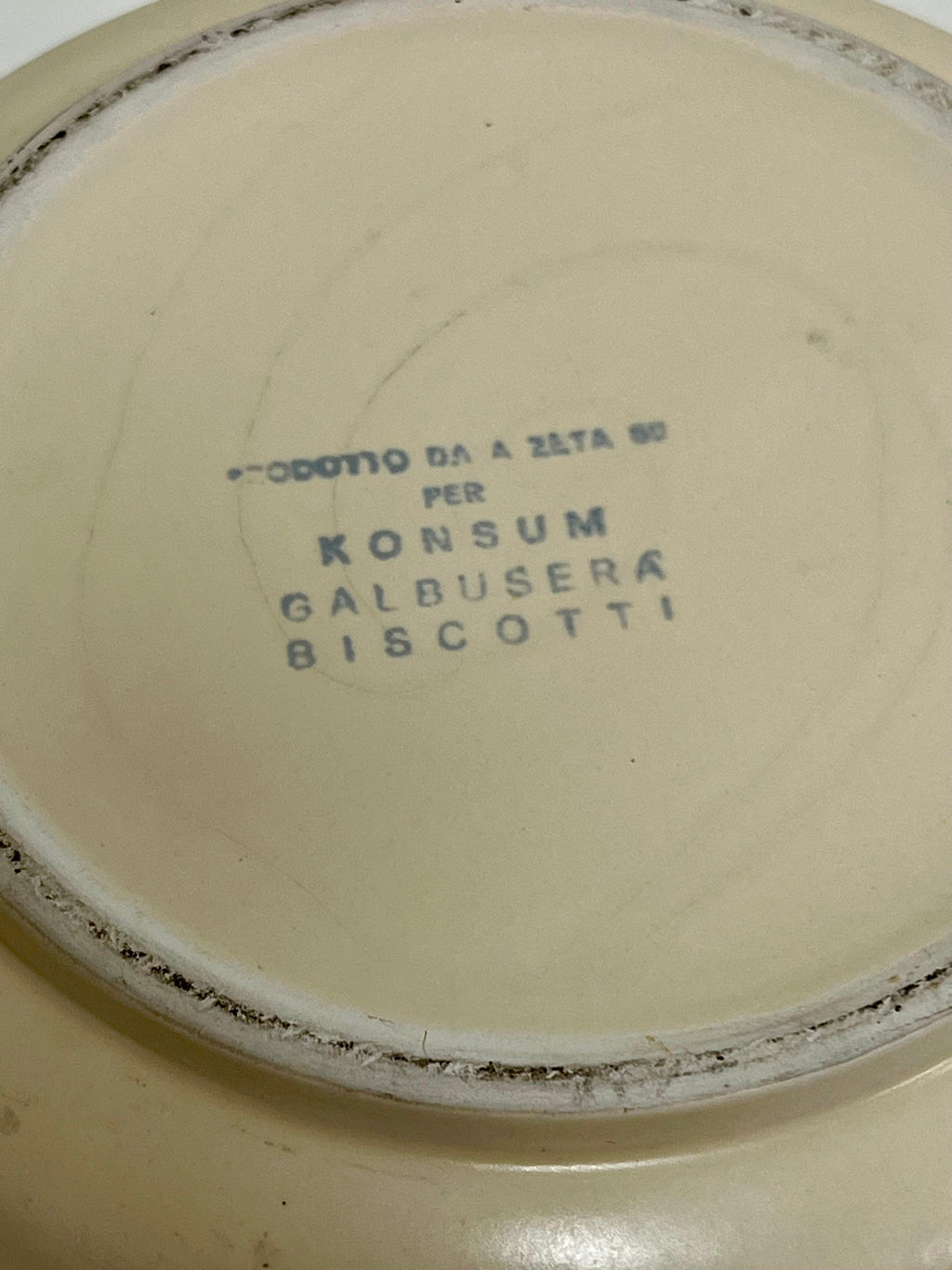 Biscottiera Vintage Galbusera "Mago G" – Originale Anni '80 in Ceramica - pezzo unico