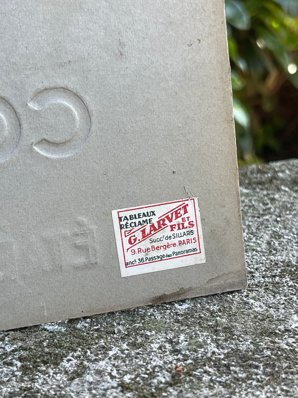 Cartello Pubblicitario Vintage "Rosenat" Côtes du Rhône – Insegna da Banco o Barra Anni '50/'60