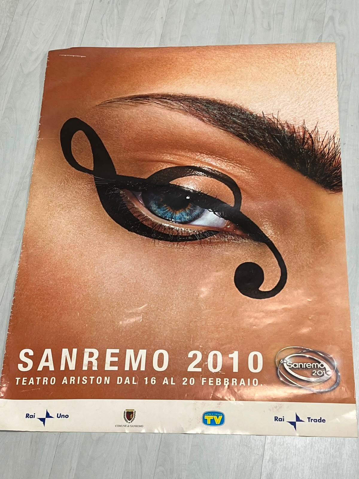 Lotto 5 Manifesti Originali Festival di Sanremo - Annate Varie - Rari da Collezione pezzo unico