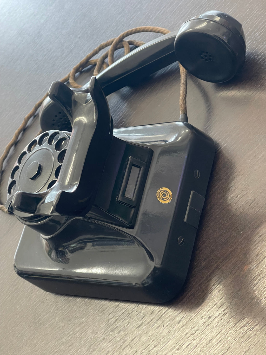 Raro Telefono Vintage Hagenuk Kiel W49 Bachelite Anni '40 - Germania - Condizioni strepitose pezzo unico