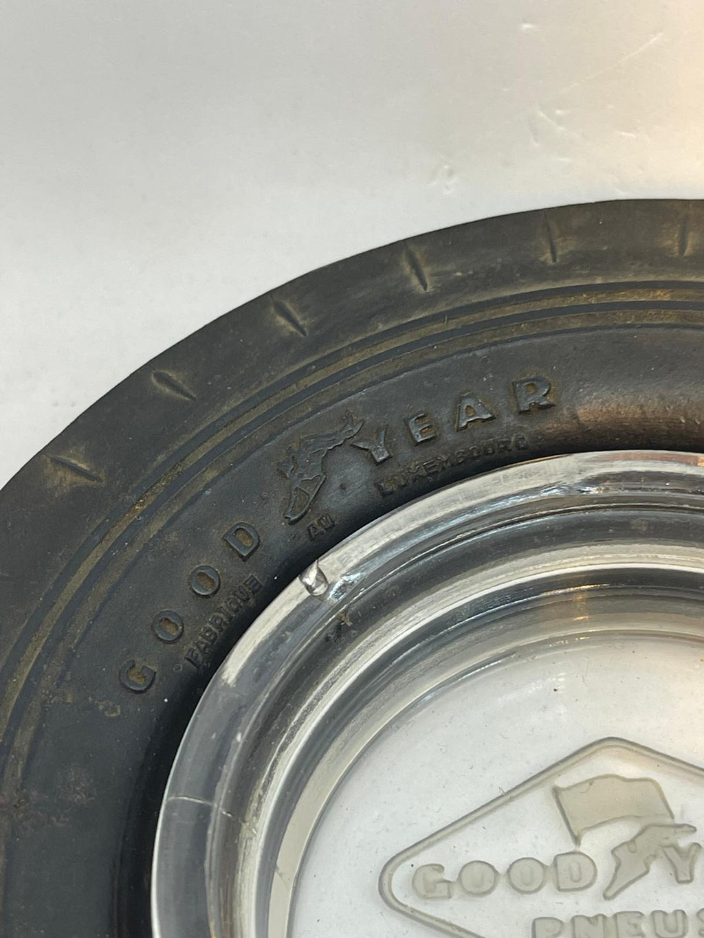 Posacenere Vintage Goodyear Pneus Uniauto Paris | Oggettistica Auto Anni '50
