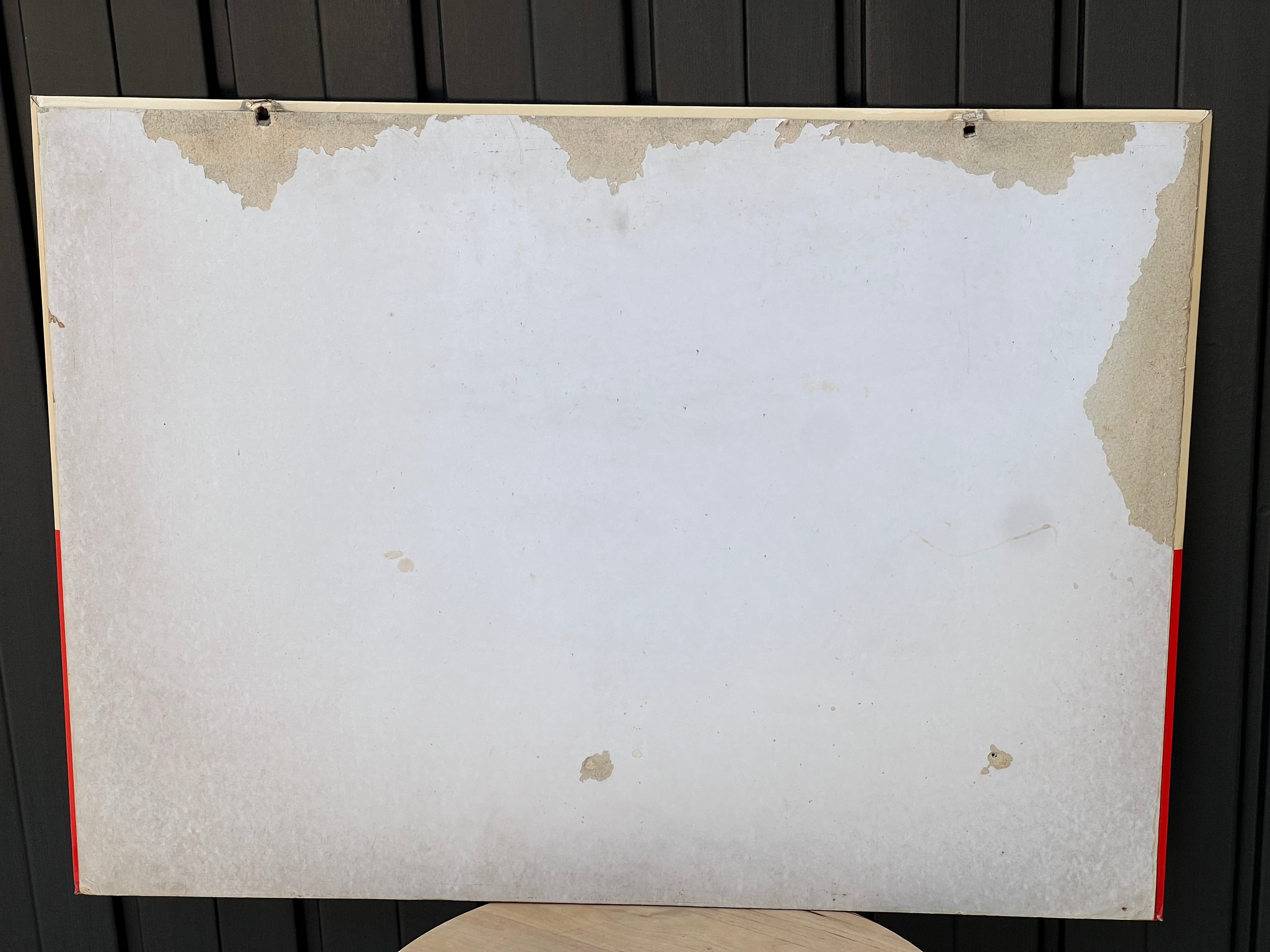 Cartonato Pubblicitario Cellografato Esso Lubrificanti Anni '60 – raro Cartello Vetrina Vintage Originale