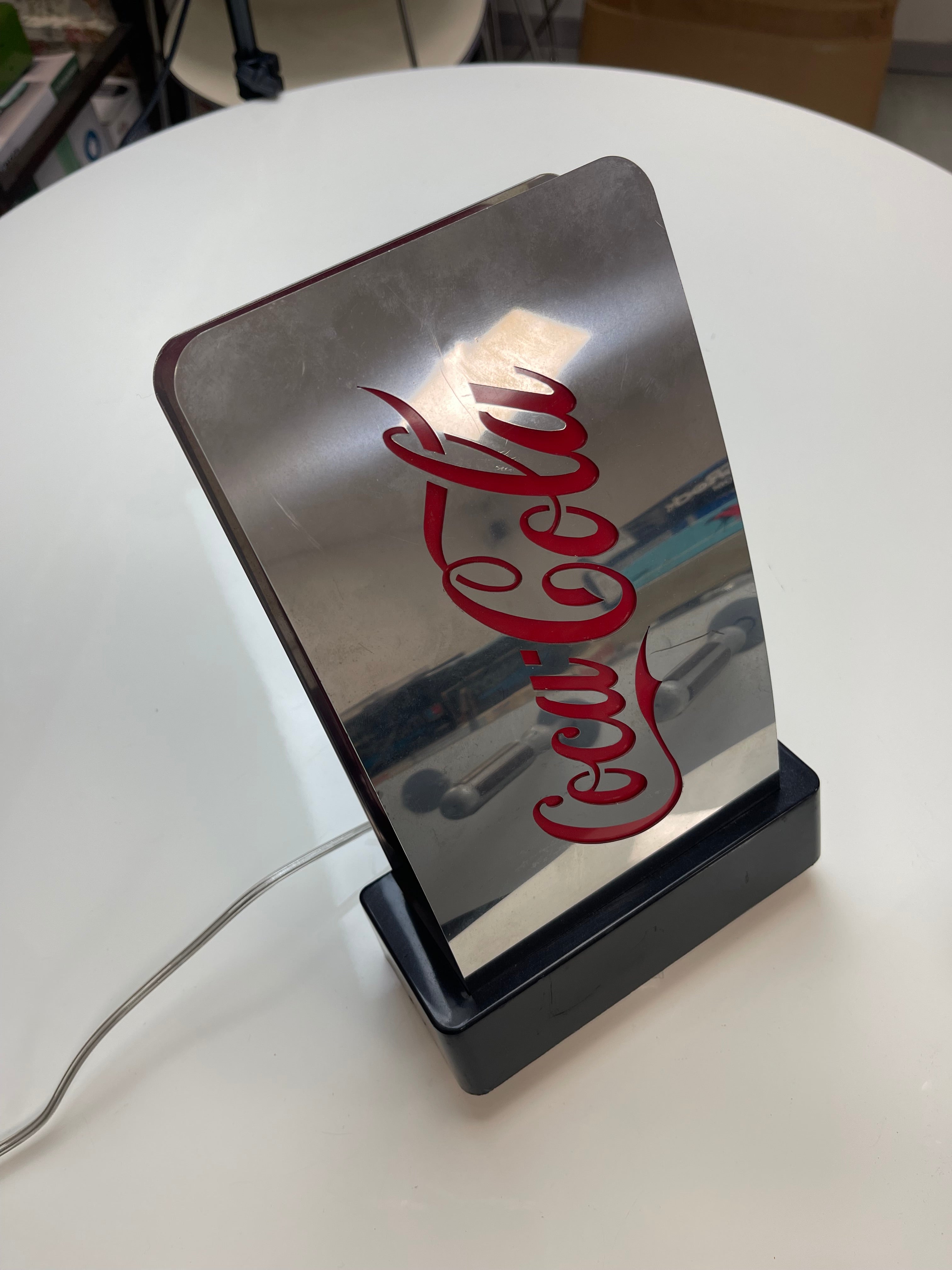 Lampada Vintage Coca-Cola Anni '80 - luminosa da Bar