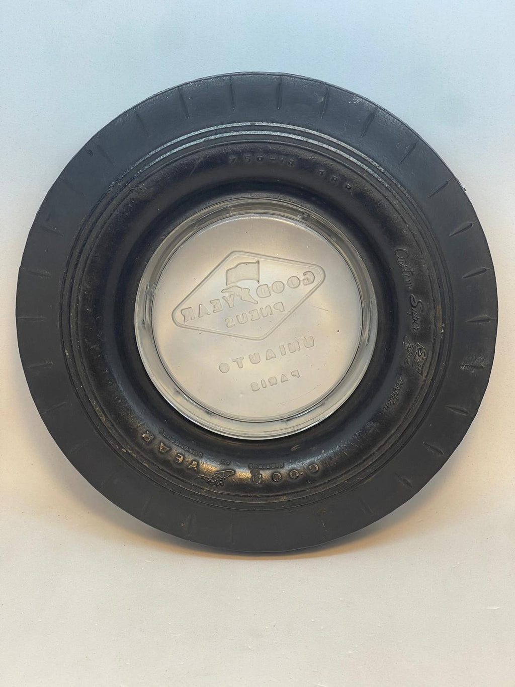Posacenere Vintage Goodyear Pneus Uniauto Paris | Oggettistica Auto Anni '50
