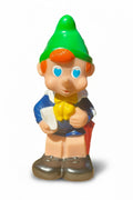 Pinocchio Vintage in Gomma 20 cm – Occhi a Cuore e Ombrello – pupazzo Anni 70/80