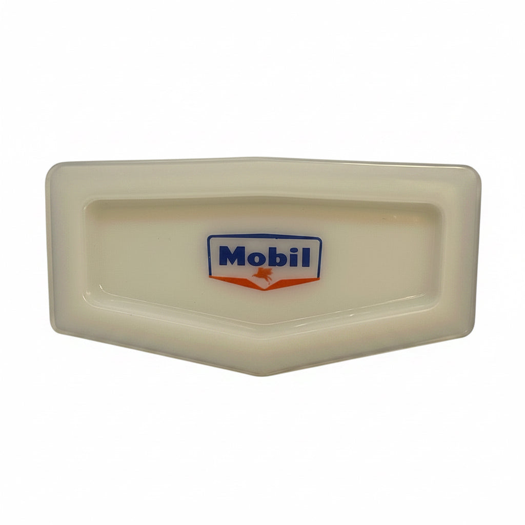 Posacenere Vintage Mobil Anni 60 Vetro Lattimo Design Automobilia